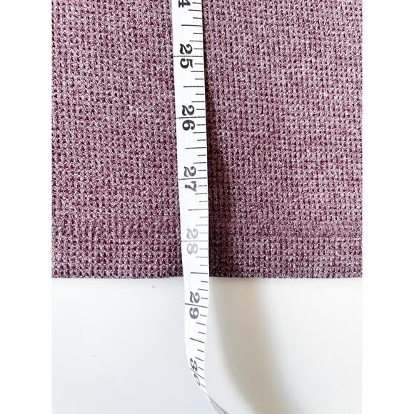 Men's Greg Norman for Tasso Elba Heather Purple Waffle Knit Long Sleeve Size XL - Picture 5 of 7